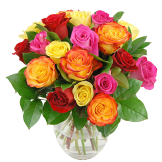 25 colorful roses | Flower Delivery Korolyov